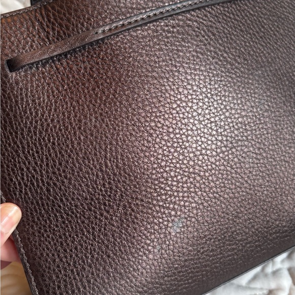 Kate Spade Small Hayden Satchel Dark Brown Leather - Picture 5 of 6